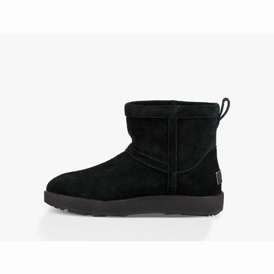 Botas UGG Classic Mini Mulher Pretas | PT-UHDKV